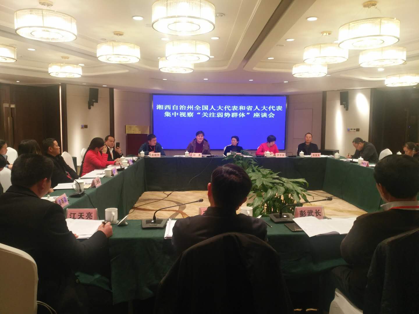 湘西州人大代表團蒞臨湘西博愛(ài)康復醫院視察工作