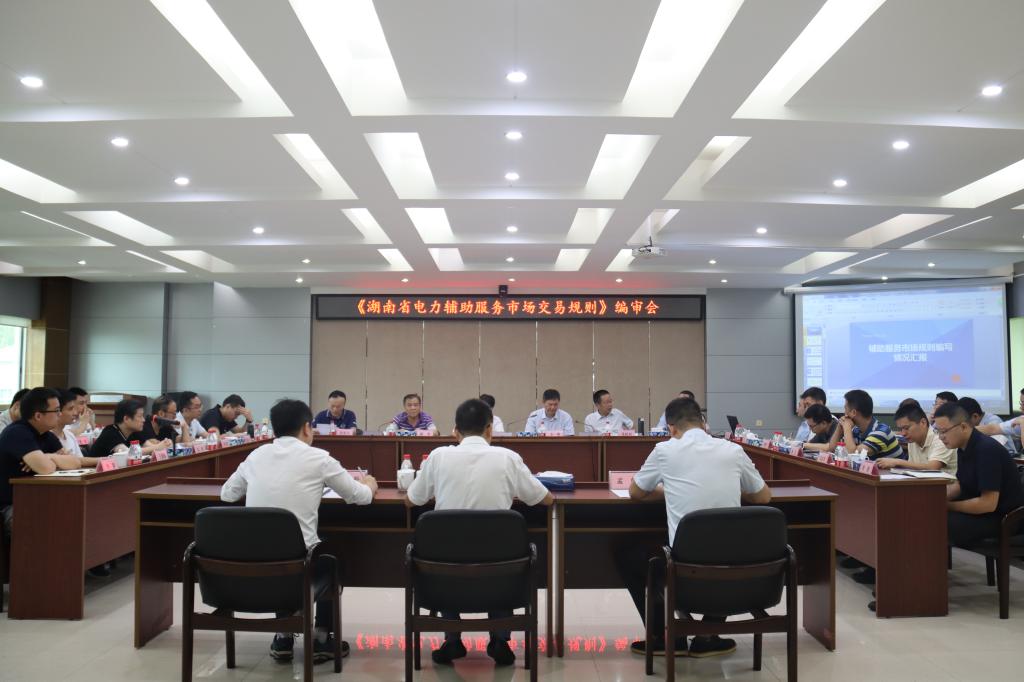 《湖南省電力輔助服務(wù)市場(chǎng)交易規則》編審會(huì )在株洲航電分公司召開(kāi)