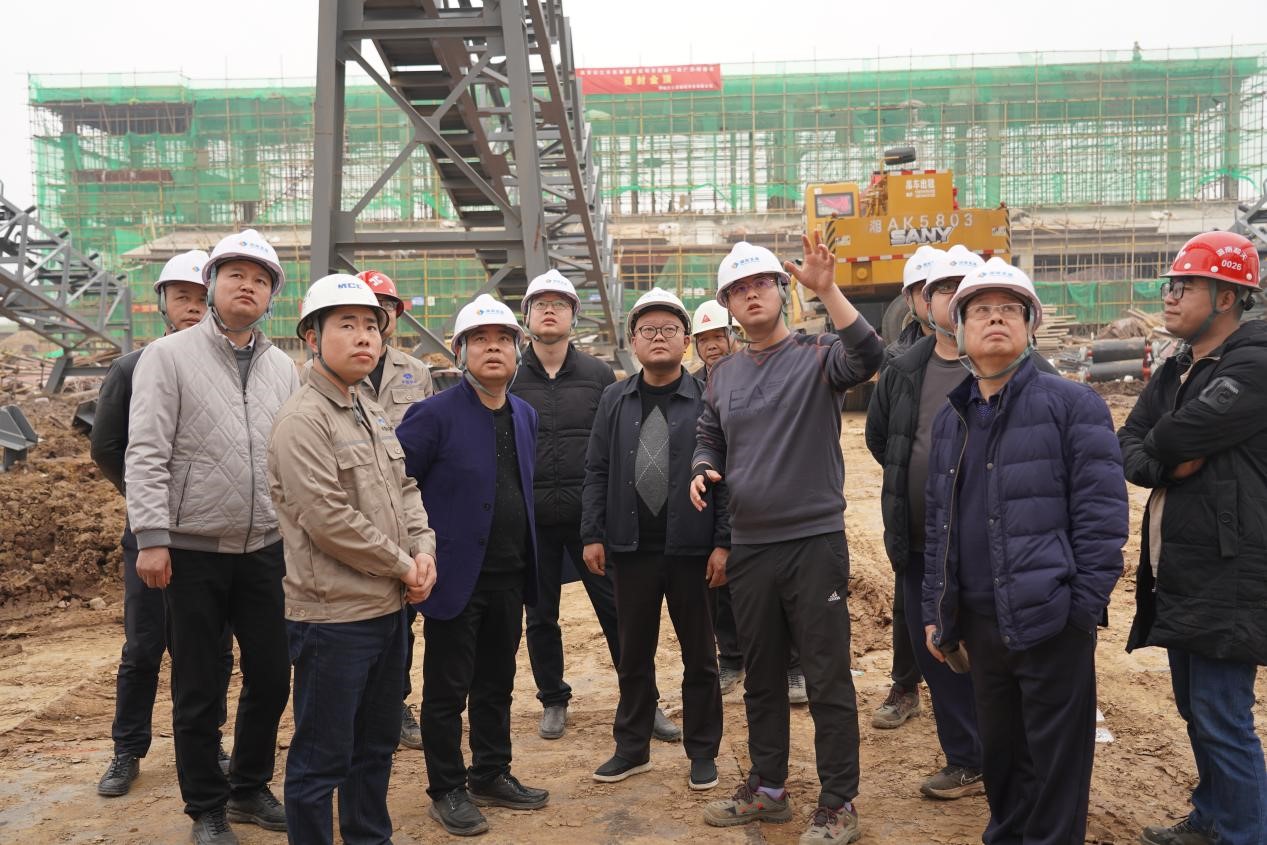 沅江市市長(cháng)羅必勝調研湖南發(fā)展沅江機制砂和砂石集散中心建設項目